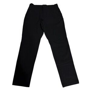UNIQLO HEATTECH Men’s Black Pants Size M Japan Warm Stretch Zip Pockets